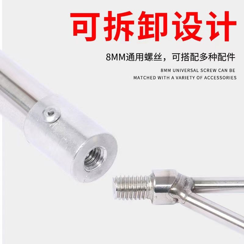 高层勾衣服神器楼下掉衣服勾衣器多功能不锈钢伸缩户外用钩衣神器 - 图2