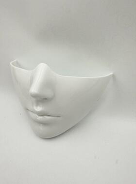 半脸面具白色疤痕涂面罩