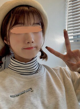 条纹高领纯色假领子保暖
