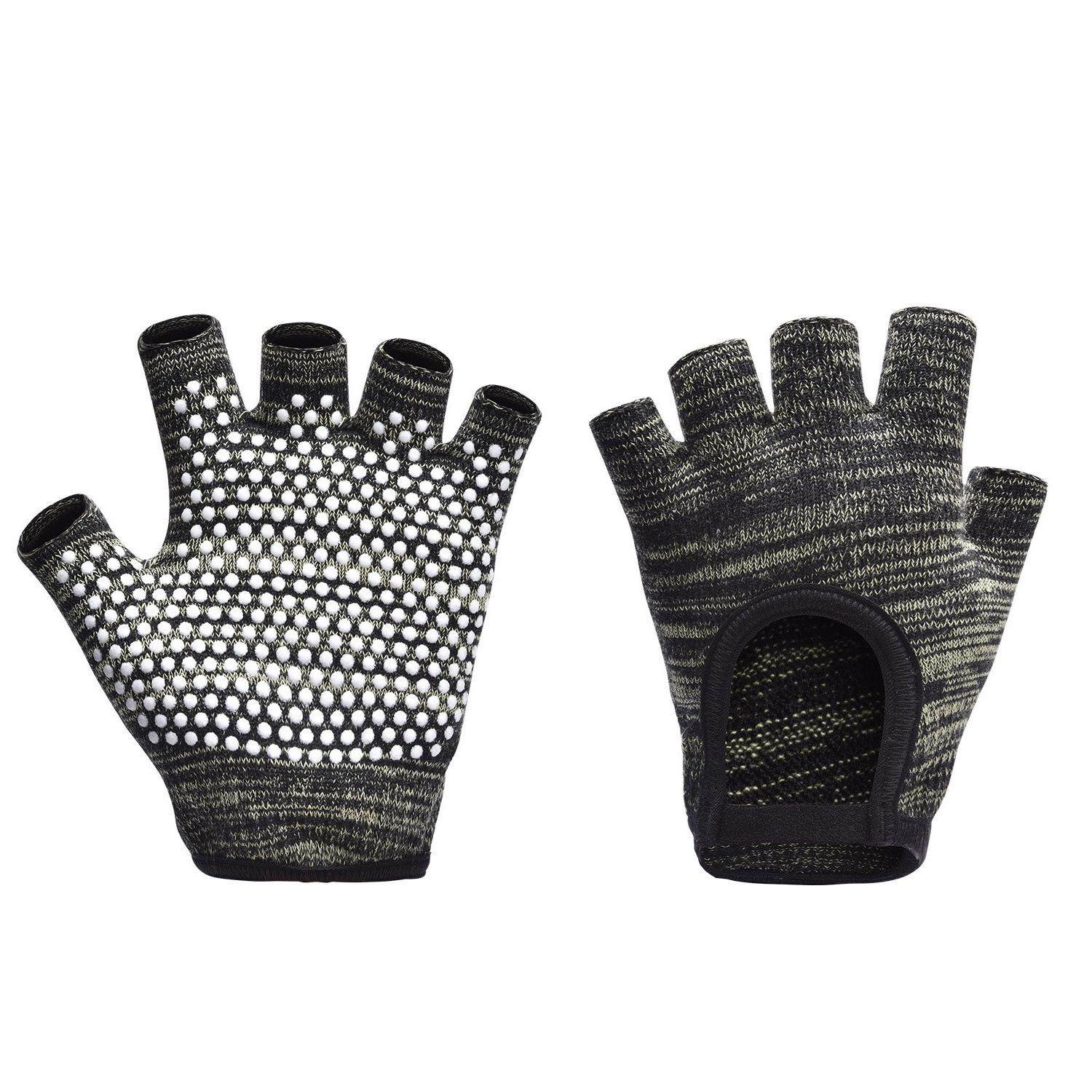 半指手套新品五指瑜伽普拉提防滑骑行登山垂钓提壶哑铃羽毛球手套,淘宝优惠券,粉丝福利购,淘宝优惠卷