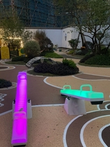 Custom Outdoor Toy Luminous Interactive Luminous Stilt stilts Prop LedLED Net Red Seven Colorful Beauty Chen