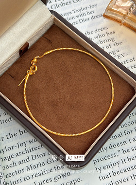 仿真黄金万能串珠手镯越南沙金穿珠手饰手链配饰