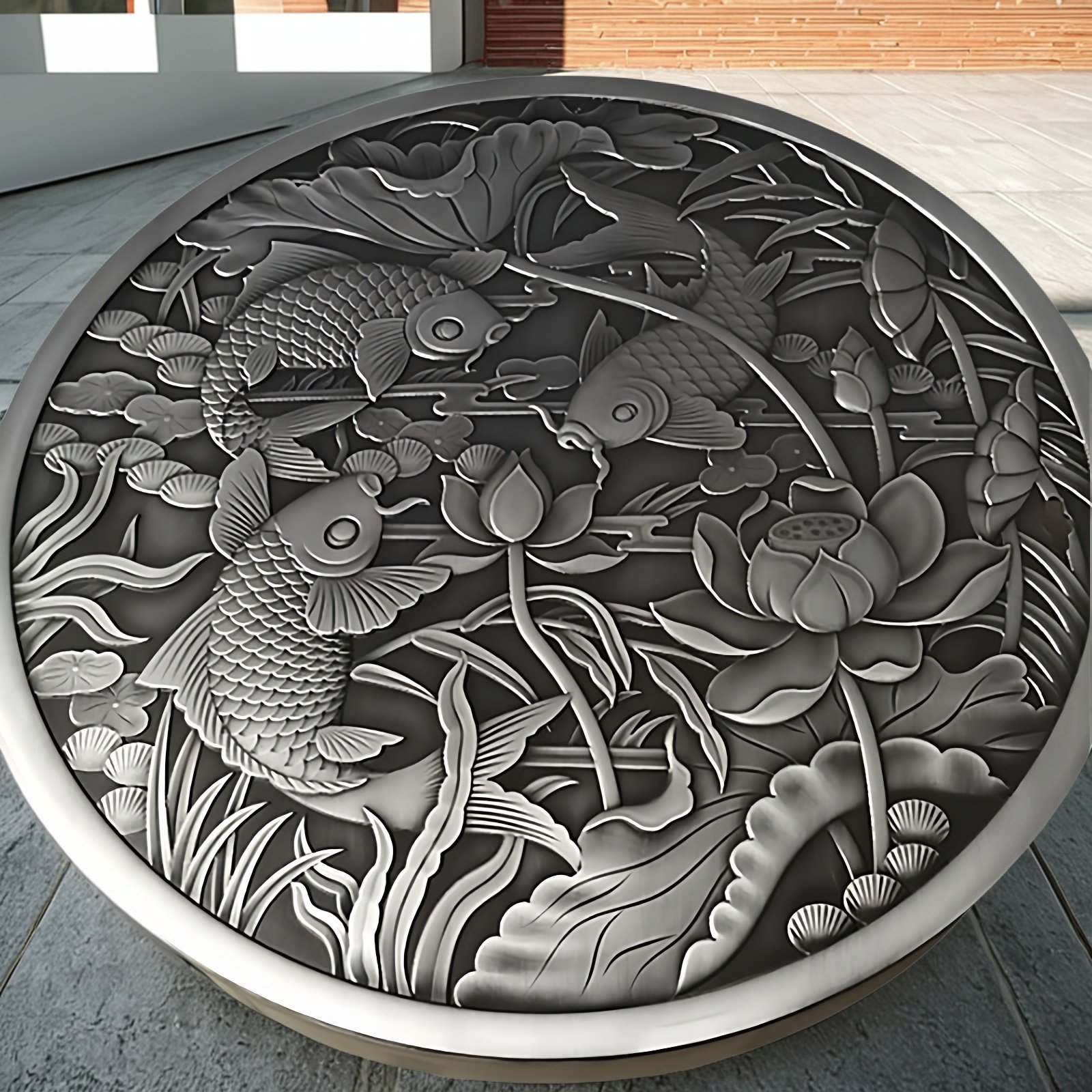 镁铝合金圆形方形人像花鸟鱼虫建筑地标三维立体定制艺术井盖,淘宝优惠券,粉丝福利购,淘宝优惠卷