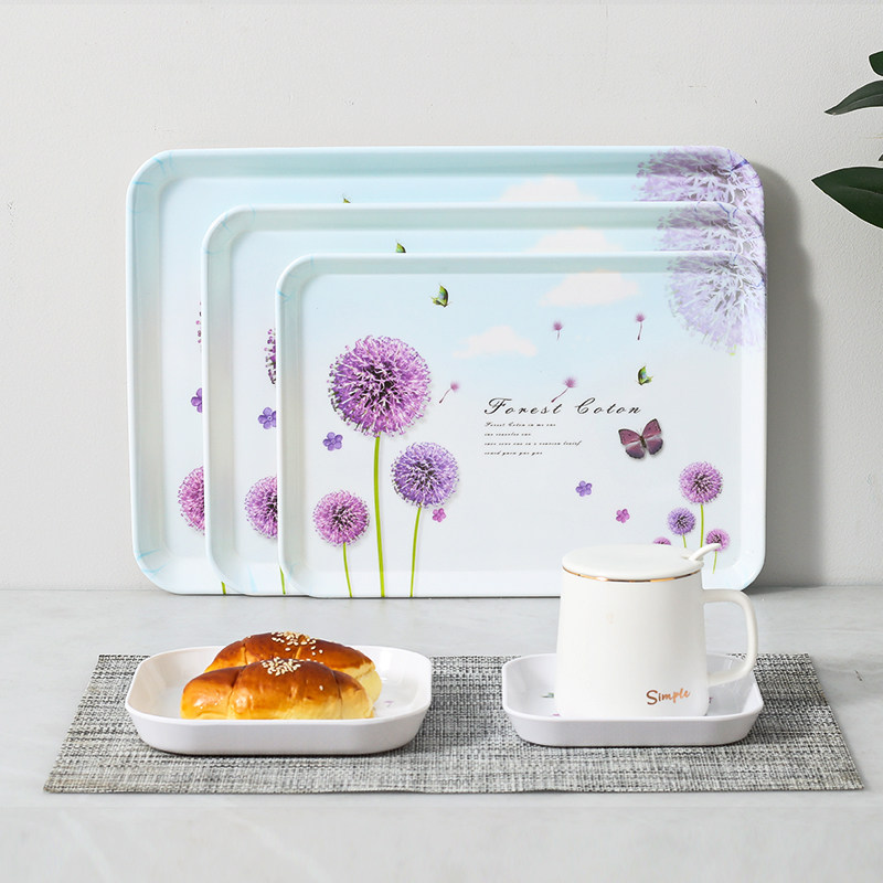 茶盘托盘客厅杯子茶杯家用长方形放水杯北欧商用水果盘创意塑料,淘宝优惠券,粉丝福利购,淘宝优惠卷