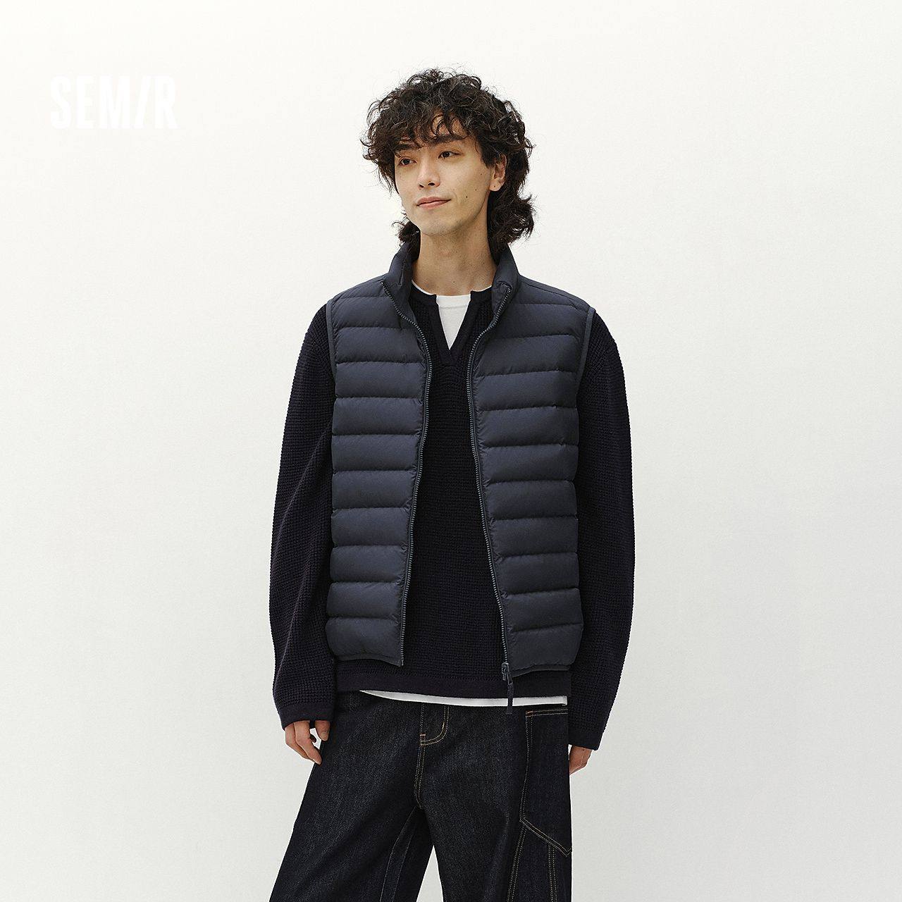 【商场同款】森马羽绒马甲男冬90绒子防泼水2025新款101725103102,淘宝优惠券,粉丝福利购,淘宝优惠卷