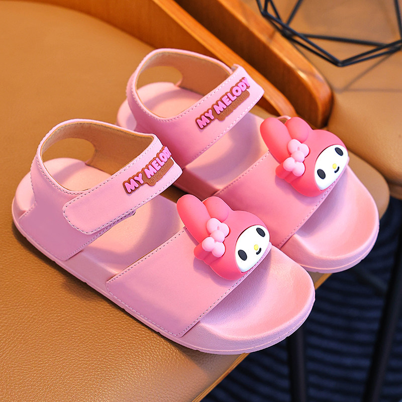 2025新款三丽鸥女童凉鞋儿童拖鞋夏季可爱户外防滑女孩沙滩鞋外穿,淘宝优惠券,粉丝福利购,淘宝优惠卷