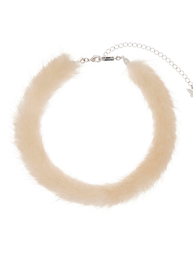 STUGAZI毛绒可拆卸拂蕊蝴蝶项链