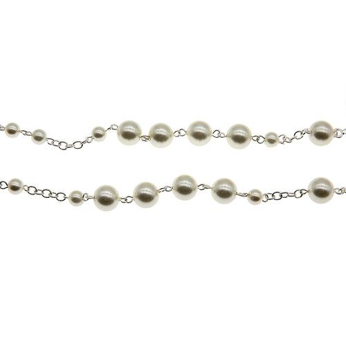 STUGAZIHappy Adoration银色多层珍珠蝴蝶项链原创设计时尚气质-图1