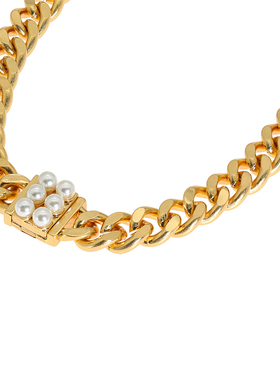 stugazi金蝴蝶珍珠古巴链