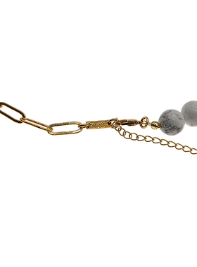 STUGAZI蝴蝶白松石项链