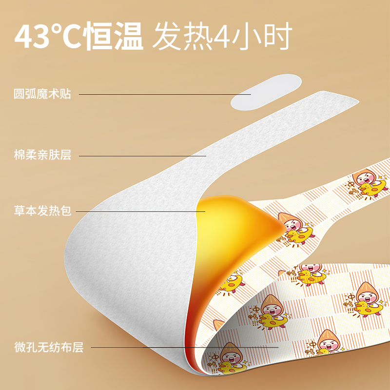 万邦汉方渐进热敷贴艾草艾灸暖宝宝蒸汽暖颈部护颈精油脖子颈椎贴