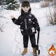 Winter new style Tiga Girls Ultraman Down Jacket Sero Girls Ski Wear Boys and Girls Western Style Super Thick Cotton Clothes