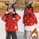 Winter new style Tiga Girls Ultraman Down Jacket Sero Girls Ski Wear Boys and Girls Western Style Super Thick Cotton Clothes