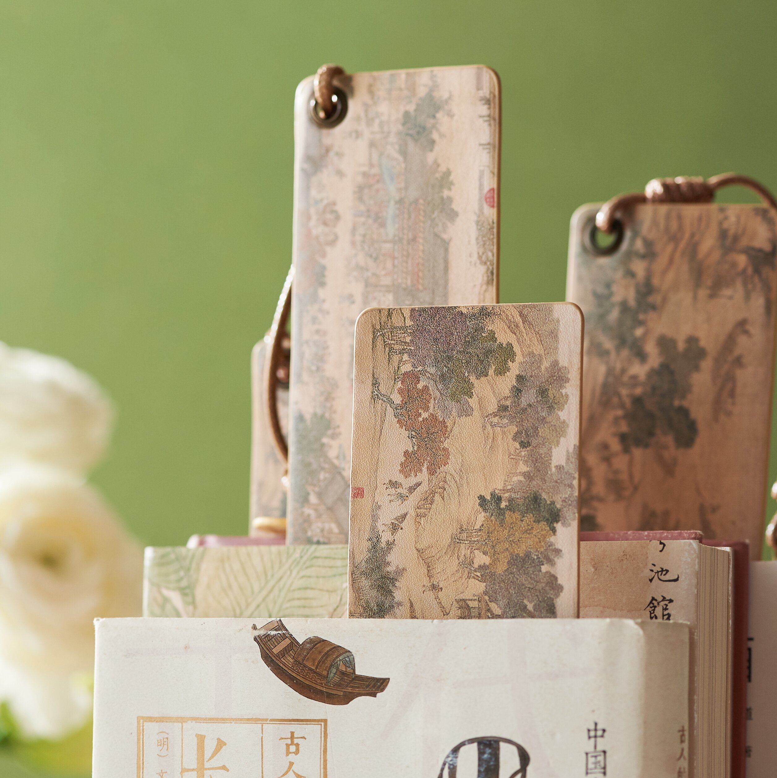 南京博物馆文创纪念品金陵繁华录皮质双面书签礼盒同学老师伴手礼,淘宝优惠券,粉丝福利购,淘宝优惠卷