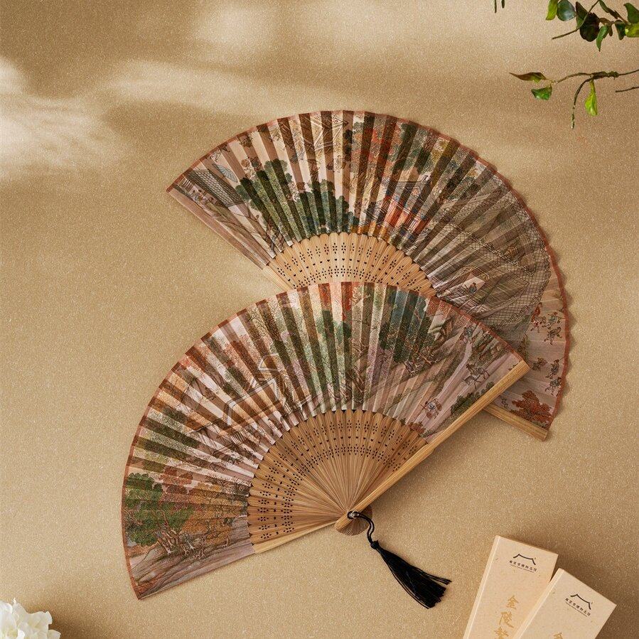 南京博物馆文创端午礼物金陵繁华录折扇礼盒汉服国风同学老师伴手
