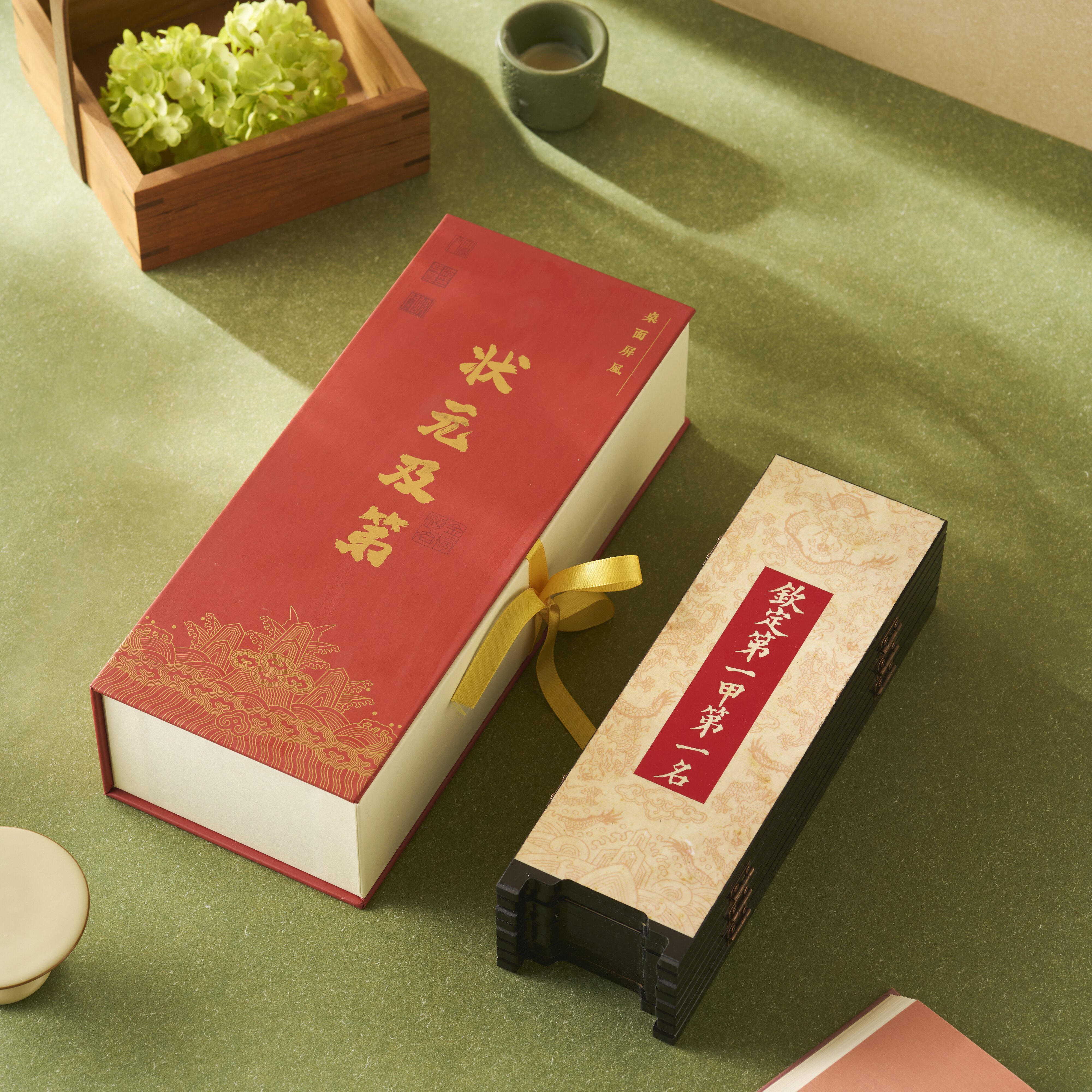 南京博物馆文创状元及第双面屏风折叠桌面摆件高考礼物伴手礼
