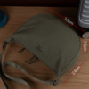 Men's Nylon Canvas Large Capacity Crossbody Dumpling Bag