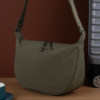 Men's Nylon Canvas Large Capacity Crossbody Dumpling Bag