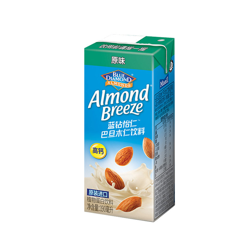 Maeil每日蓝钻怡仁巴旦木奶无糖杏仁奶植物奶蛋白饮料950ml早餐奶,淘宝优惠券,粉丝福利购,淘宝优惠卷