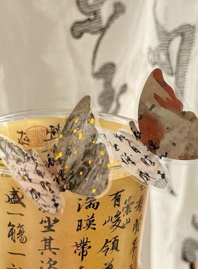 半愈新古典立体蝴蝶高级美化装饰