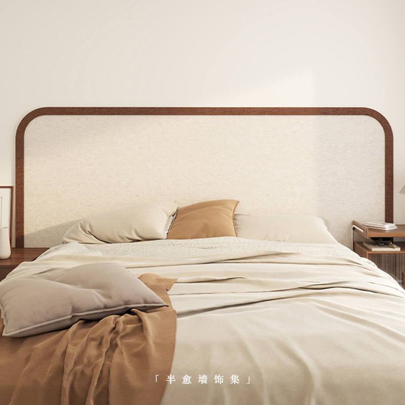 床头背景墙硬包护墙板3d立体遮丑防撞毛毡榻榻米软包免打孔墙围,淘宝优惠券,粉丝福利购,淘宝优惠卷