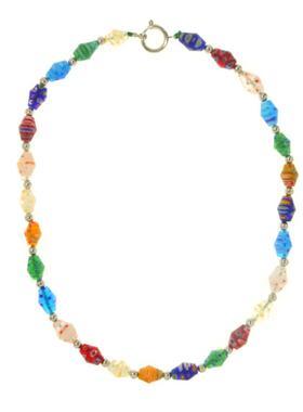 2024新款彩色猫眼石串珠项链