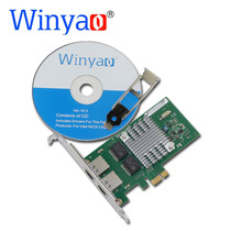 Winyao WYI350T PCI-E Desktop double opening one thousand trillion network card intel I350-T2
