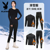 Flower Playboy Ski Speed Dry Jersey Woman Perspiration Sweater Sweatshirt Tracksuit Fitness Running Suit Outdoor Equipment Tide