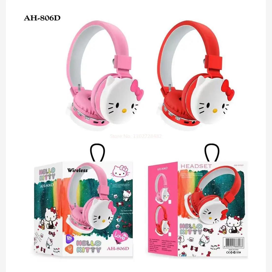 Kitty Cute Bluetooth Headphone Wireless Headsets Anime Carto - 图3