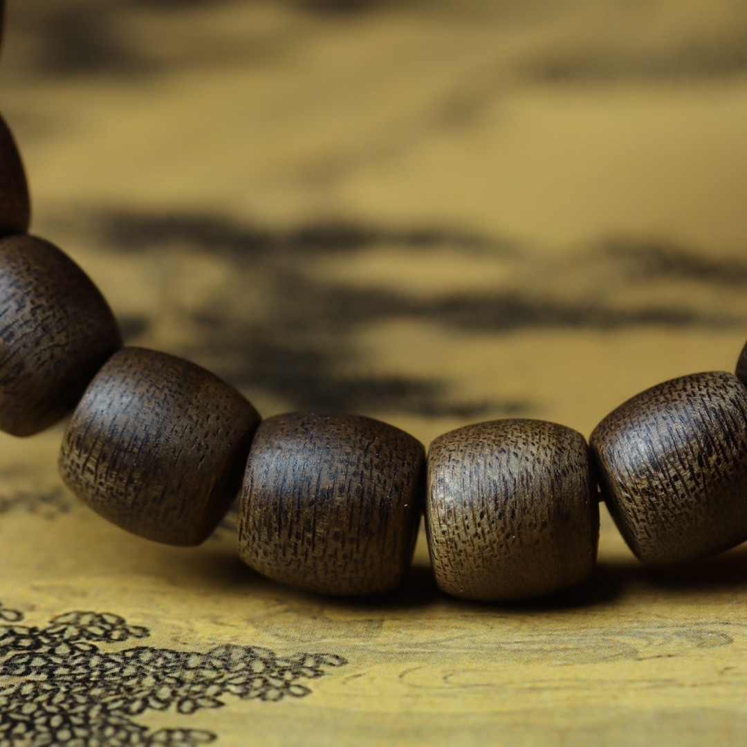 附证越南芽庄老白奇楠沉香棋楠雷击老料沉水10mm桶珠手串单圈女款,淘宝优惠券,粉丝福利购,淘宝优惠卷