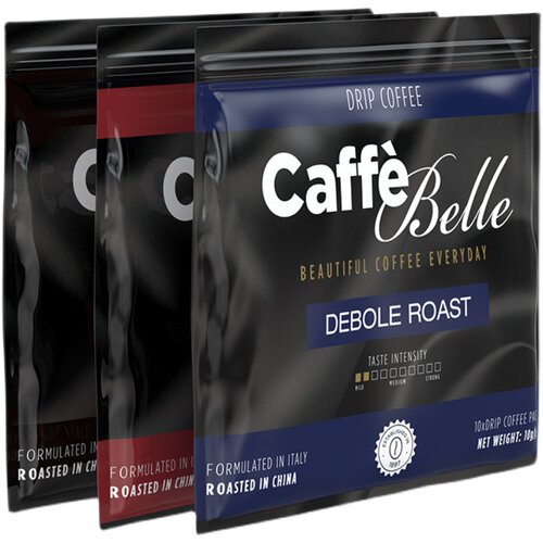 Caffe Belle 挂耳咖啡 曼特宁意式现磨手冲 黑咖啡粉拿铁 挂滤袋 - 图3