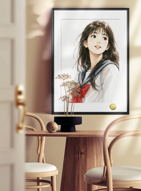 皇呱《初恋赤木晴子》 灌篮高手初恋赤木晴子同人周边装饰画