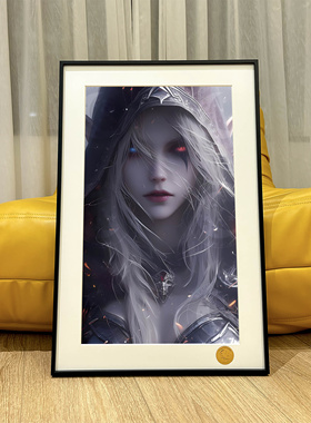 《风行者》希尔瓦娜斯黑暗女王艾泽拉斯魔兽世界魔兽争霸装饰画
