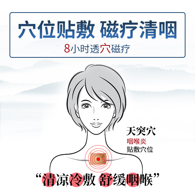 祖医堂咽扁清冷敷贴辅助治疗 祖医堂施美达膏药贴（器械）