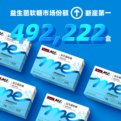 Swisse我的斯维诗益生菌软糖成人青少年女士调理肠胃肠道便秘正品 - 图0