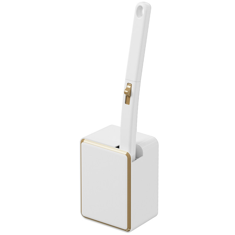 Disposable toilet brush household toilet cleaning brush disposable sponge head toilet brush wall-mounted toilet brush set