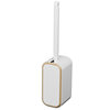 Toilet brush, household toilet no dead corner cleaning brush, bathroom wall-mounted toilet brush, long-handled bristle brush