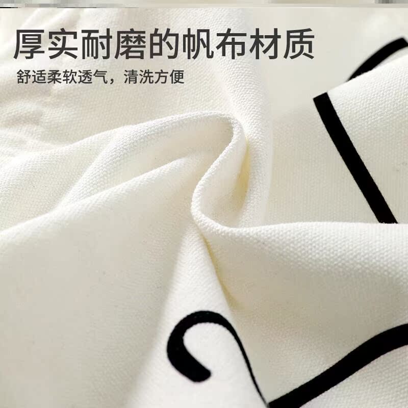 韩版新款包包女时尚帆布包休闲上班单肩包布袋大学生便当袋手提包-图3