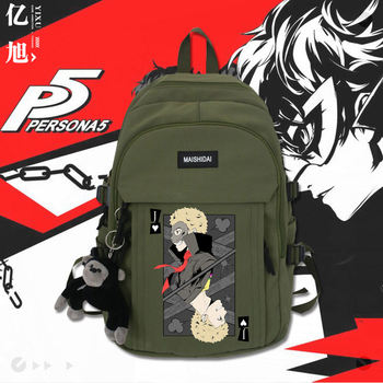 Persona P5 ເກມ anime peripheral ຖົງ​ຮຽນ​ສອງ​ມິ​ຕິ​ລະ​ດັບ​ສໍາ​ລັບ​ນັກ​ສຶກ​ສາ​ປະ​ຖົມ​ແລະ​ມັດ​ທະ​ຍົມ​ນັກ​ສຶກ​ສາ​ປະ​ຖົມ​ແລະ​ຜູ້​ຍິງ backpack ຄົນ​ອັບ​ເດດ​: backpack tt