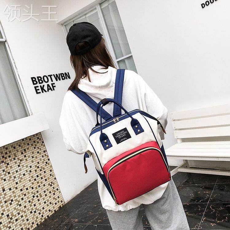 工厂妈咪包大容量多功能双肩背包 食里湘风食品妈咪包/袋