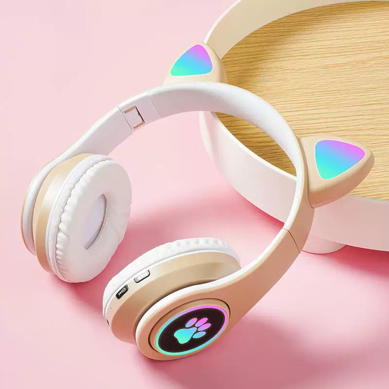 Милая дышащая лампа, складные наушники, 39b, bluetooth