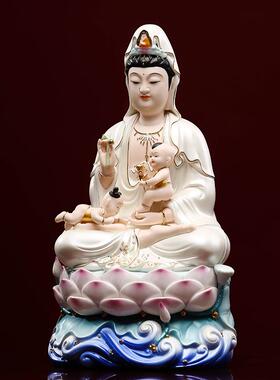 保平安佛像摆件德化陶瓷家用供奉