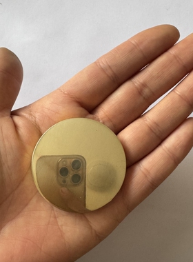 【非遗技术】小尺寸透光铜镜太极八卦图手工定制来图新奇特摆件