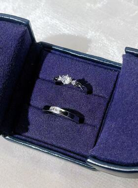 仿真婚戒对戒结婚婚礼用青藤道具情侣戒指奢华男女高级感交换仪式