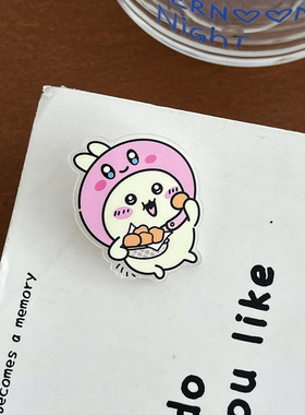 吉伊卡哇胸针INS可爱卡通别针亚克力徽章学生包包挂件饰品摆地摊