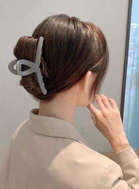 ins大号优雅气质发夹简约后脑勺