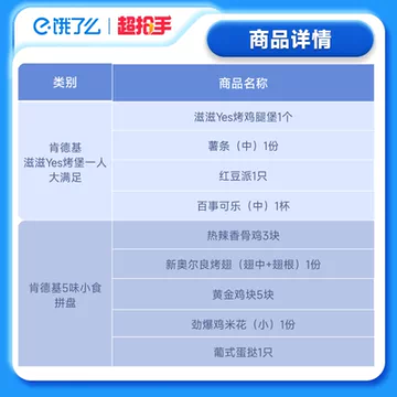 饿了么麦当劳大堡口福随心配四件套[1元优惠券]-寻折猪