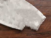 Front black red bar Lower brown strip zipper white jacket 891153