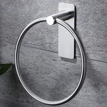304 Stainless Steel Towel Ring Bathroom Toilet Free to punch wool towels Towel Rod Kitchen Towel Rack Custom