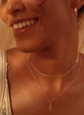 FETTERO原创立体蛇项链